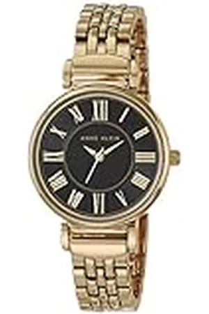 Anne Klein Reloj de Vestir AK/2158BKGB, Oro/Negro