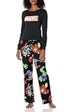 Amazon Disney | Marvel | Star Wars Conjunto de Pijama en Franela Mujer, , S