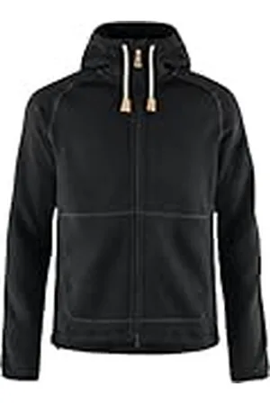 Fjällräven Fjallraven 82252-550 Övik Fleece Hoodie M Sweatshirt Hombre Black Tamaño XS
