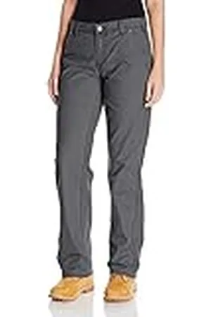Carhartt Original Fit Crawford Pant Pantalones utilitarios de trabajo para Mujer, Gris (Coal), 12W/Regular