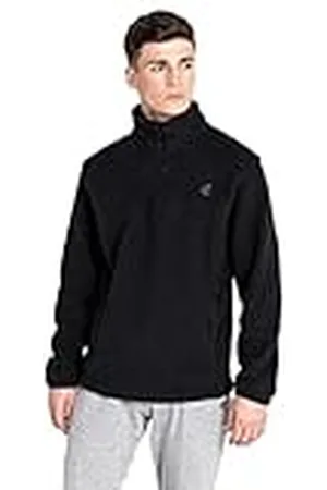 Dare 2B On Watch Mens Borg Fleece - cuello alto y cremallera de 1/4-2 bolsillos con cremallera para trekking, senderismo y chaqueta polar para caminar