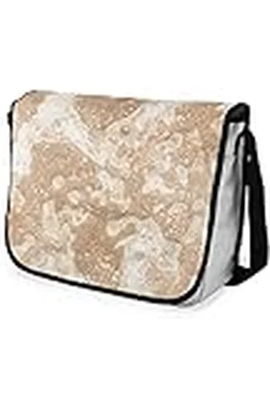 Bonamaison Bolsa de Mensajero Impresa digitalmente con Correa Negra para Estudiantes, Bolsa de Cuerpo Cruzado, Bolsa de mensajería, Bolso de Hombro para Escuela, Vuelta a la Escuela, tamaño: 29x36 cm