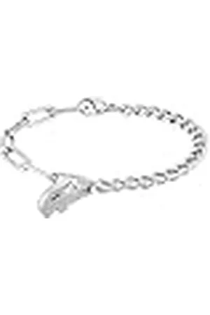Lacoste Pulsera de Cadena para Mujer Colección CROCODILE en Acero Inoxidable con un Charm en forma de Cocodrilo - 2040146