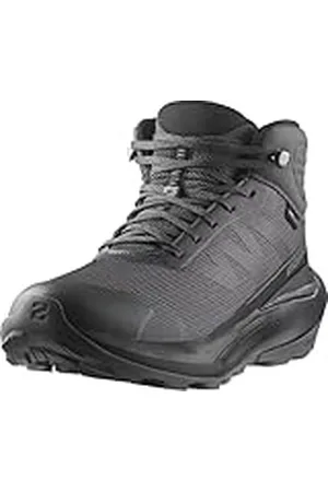 Salomon Elixir Tour Mid Impermeables Zapatos de senderismo para Mujer, Comodidad óptima, Pisada suave, Impermeable, Asphalt, 40