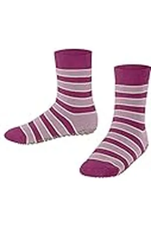 Falke Simple Stripes K Hp algodón puños en la suela 1 par, Calcetines para casa Unisex niños, , 31/34 EU