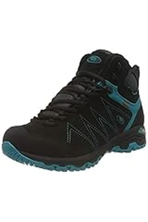 BRUTTING Mount Kapela High, Zapatilla para correr cruzada Mujer, Negro/Turquesa, 39 EU