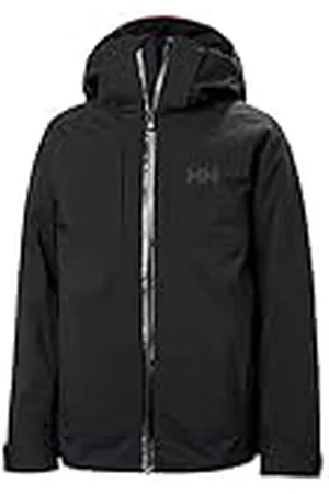 Helly Hansen W Snowplay Jacket, Chaqueta De Pluma Para Acampada Y Marcha Niño Unisex Youth, (Black), 12
