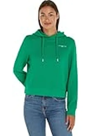 Tommy Hilfiger Mujer Sudadera Logo Hoodie con Capucha, , XL