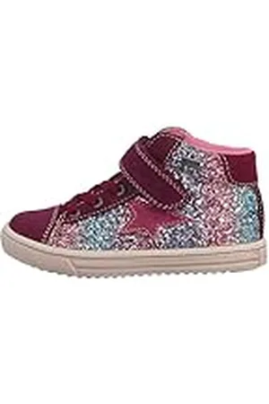 Lurchi 84L1063005, Zapatillas, Deep Purple-Rainbow Glitter, 28 EU