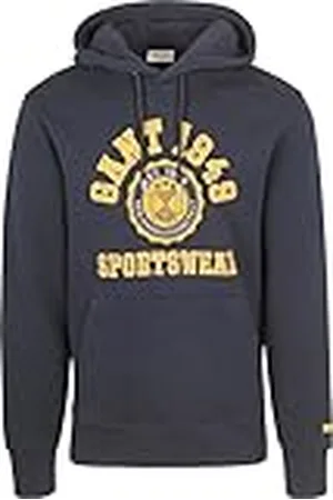GANT Sudadera con Capucha con Estampado Frontal, , S para Hombre