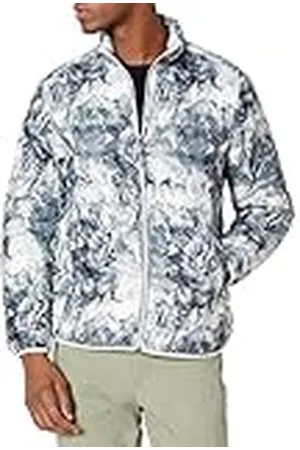 Amazon Chaqueta Acolchada Ligera, Resistente a la Lluvia y Plegable (Disponible en Tallas Grandes y Largos Especiales) Hombre, , L