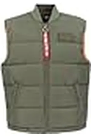 Alpha Industries Chaleco Puffer Vest LW para hombre Sage-Green