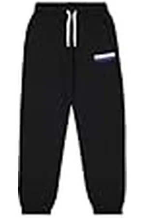 Champion Legacy Graphic Shop B (306841) -Ultra-Light Soft Compact Powerblend Fleece Elastic Cuff Pantalones Deportivos, , 7-8 años para Niños