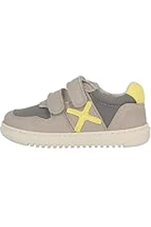 Lurchi 95L4003003, Zapatillas, Grey-Yellow, 26 EU