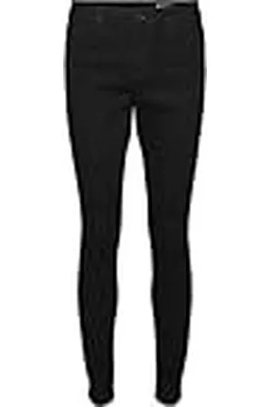 VERO MODA Vmelly Mr Skinny Jeans Blk Noos Vaqueros Ajustados, , XS x 30L para Mujer
