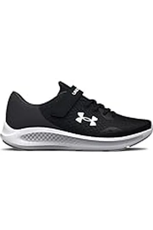 Under Armour UA GPS Pursuit 3 AC Deportivas para niña, zapatillas de deporte ligeras y flexibles, color negro/gris azabache/blanco
