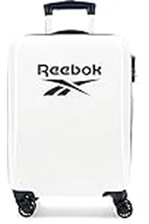 Reebok Maveryck Maleta de cabina Blanco 38x55x20 cms Rígida ABS Cierre de combinación lateral 34L 2,86 kgs 4 Ruedas dobles Equipaje de Mano
