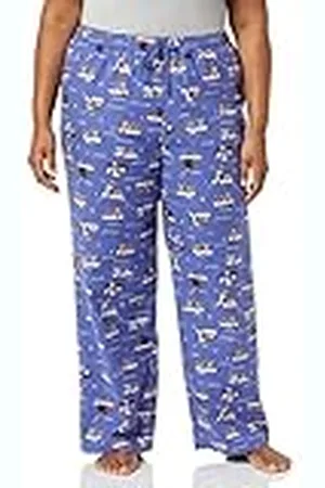 Amazon Pantalón de pijama de franela para dormir - colores interrumpidos Mujer, , S