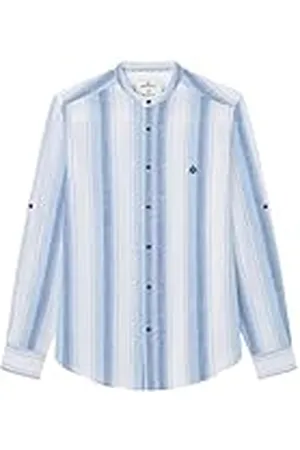 Springfield SPRINGFILED, Hombre, Camisa Polera Rayas Ligera, Light Blue, S