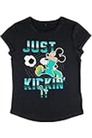 Disney Mickey Classic Kickin It-Camiseta de Manga Larga para Mujer, , XL