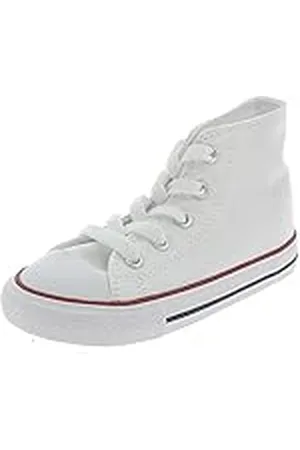 Converse Toddler White All Star Hi Trainers-UK 3 Infant