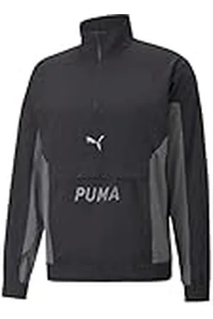 PUMA FIT Woven 1/2 Zip Chaqueta Tejida, Hombre, Negro Black, S
