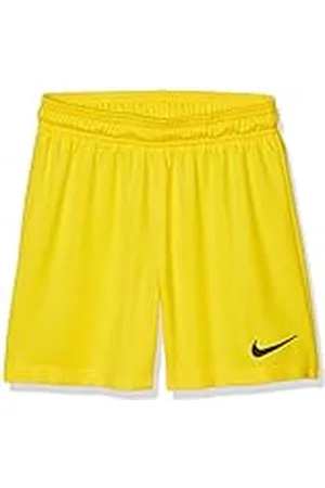 Nike YTH League Knit Short NB Sport Shorts, Unisex niños, Tour Yellow/Tour Yellow/(Black), S