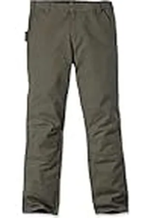 Carhartt Pantalón de Trabajo Utilitario Rugged Flex En Algodón de Lona Con Parte Frontal Doble, Pantalones de Trabajo para Hombre, , 34W / 30L