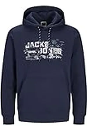 JACK & JONES Jcooutdoor Logo Sweat Hood Sn Sudadera con Capucha, , S para Hombre