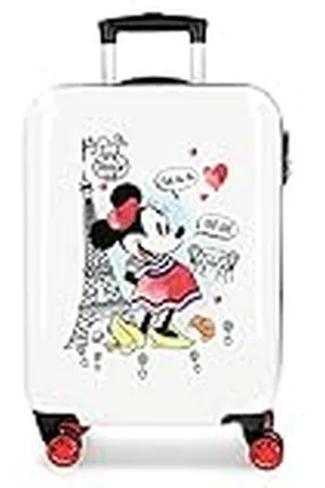 Disney Paris, Maleta De Cabina Niñas, (White), 38 Cm X 55 Cm X 20 Cm