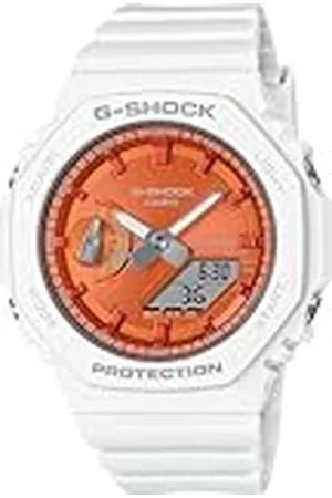 Casio Reloj Analógico para Unisex-Adultos de Cuarzo con Correa en Acero Inoxidable GMA-S2100WS-7AER