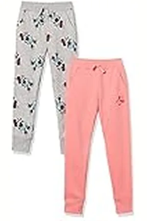 Amazon Disney | Marvel | Star Wars | Princess Pantalón Deportivo Jogger de Forro Polar Niña, Pack de 2, , 10 años