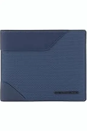Piquadro Cartera de Piel y Tela reciclada para Hombre con protección RFID , , Talla única, Clásico
