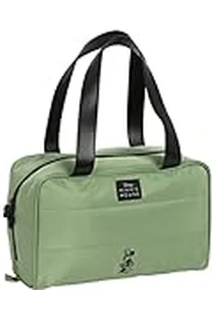 Glowlab MINNIE MOUSE Mint Shadow - Neceser Rectangular con Asa, Neceser Infantil, Adaptable a Carro, Ideal para Niños, Cómodo y Versátil, Calidad y Resistencia, 31x14x19 cm, Color