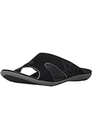 Spenco Kholo Slide, Sandalia Hombre, Black, 43 1/3 EU