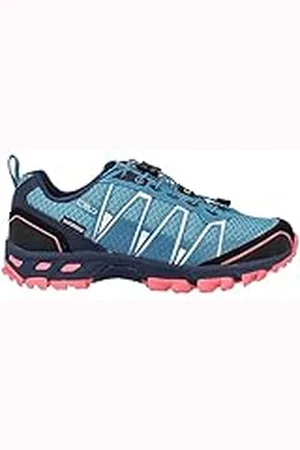 CMP ALTAK WMN Trail Shoes WP, Zapatillas de Running Mujer, Jade-Rojo flúor, 37 EU