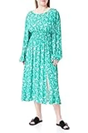 Springfield Midi Gomas Cintura Vestido, , 40 para Mujer
