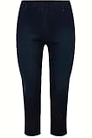 Ulla Popken 7/8 Jeggings Denim, Sienna 831684 Pantalón, Azul, 47W x 32L para Mujer