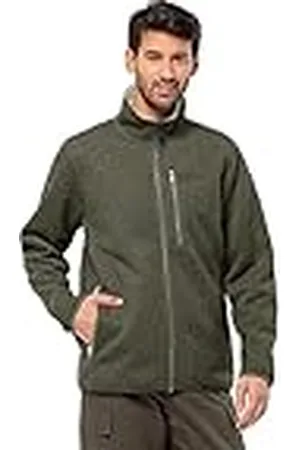 Jack Wolfskin Robson Fjord Jacket Chaqueta de Forro Polar, Island Moss, XXL Hombres