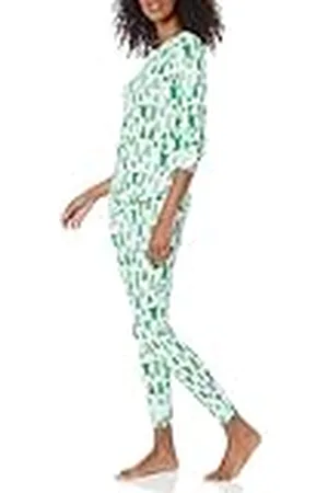 Amazon Conjunto de Pijama de Algodón Abrigado (Disponible en Tallas Grandes) Mujer, , M