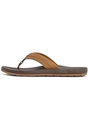 Tommy Hilfiger Chanclas Hombre Molded Beach Sandal con logotipo, Marrón (Desert Khaki), 44