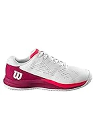 Wilson Rush Pro Ace Jr, Sneaker, White/Beet Red/Diva Pink, 36 2/3 EU
