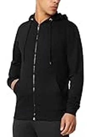 FM London Sudadera con cremallera para hombre - Sudadera con cremallera ideal para ropa casual y deportiva, , XXL