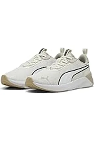 PUMA SOFTRIDE Harli WNS Hybrid Skins, Zapatillas para Correr de Carretera Mujer, Warm White-Desert Dust, 41 EU