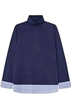 Springfield SPRINGFILED, Mujer, Camiseta Bimateria Cuello Vuelto, Navy, XL