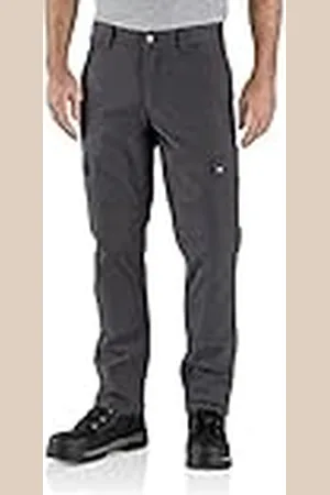 Carhartt Pantalones de Trabajo para Hombre Ripstop Cargo Fleece Lined, , 34W x 32L