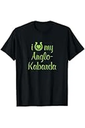 Hip I Love My Anglo-Kabarda Horse Show Equestrian Riding Trainer Camiseta