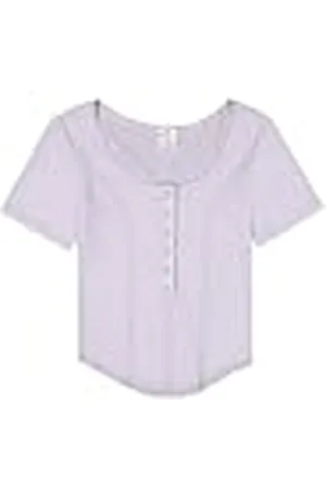 Champion Legacy Emotional Dance W (117437) -Light Cotton/Poly Waffle (140gr) SS Crewneck Camiseta, , XS para Mujer