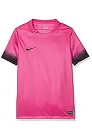 Nike SS YTH Laser Pr III JSY Camiseta, Niños, Rosa/Negro (Vivid Pink/Black/Black), L