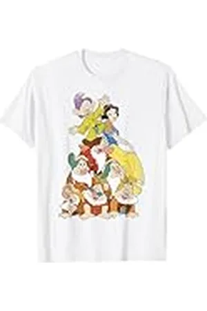 Disney Camiseta Snow White Seven Dwarf Stack Graphic Camiseta